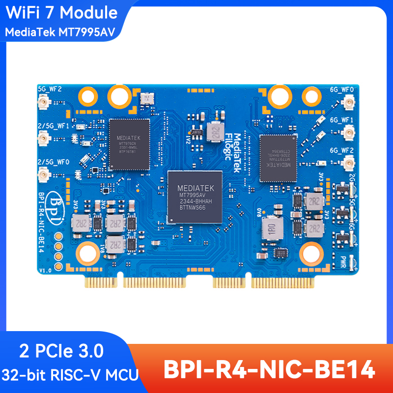 Banana Pi BPI-R4-NIC-BE14 WiFi - Bananapi Bpi R4 Wifi 7 评论和价格
