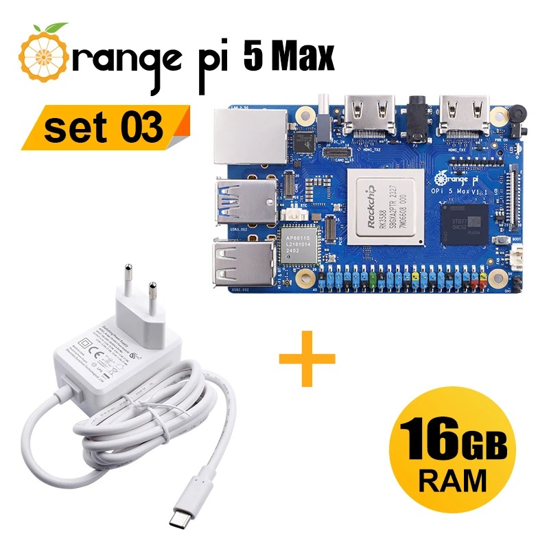 RoRuSOrangePi 5 Max 16GB with  - Orange Pi 5 Max Rk3588 评论和价格